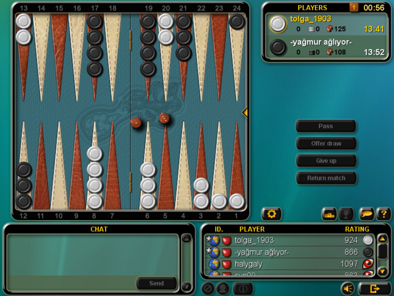 Jouer au backgammon en ligne  sallepokerenligne.com